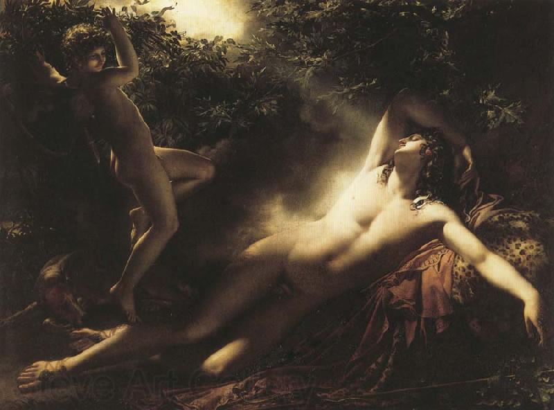 Anne-Louis Girodet-Trioson The Sleep of Endymion Norge oil painting art